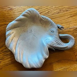Arthur Court Pewter Elephant Trinket Dish, 1987